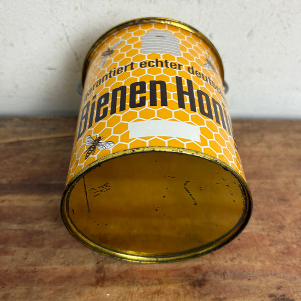 Vintage Bienenhonig Blechdose Eimer