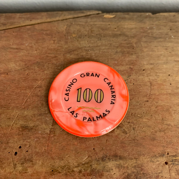 Vintage Jeton Spielchip Casino Gran Canaria Las Palmas