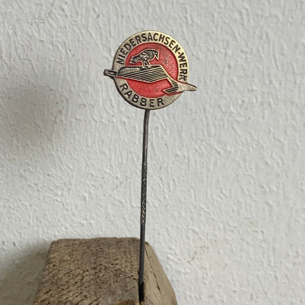 Vintage Niedersachsen-Werk Rabber Logo Stick Pin