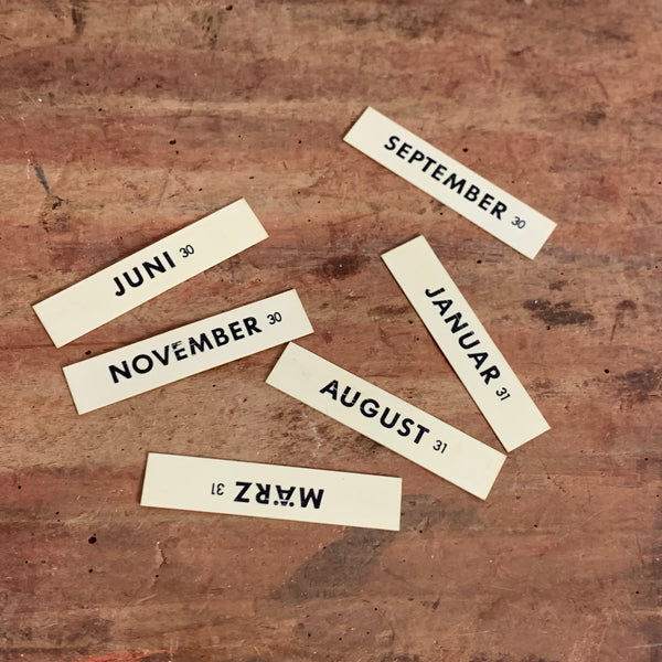 Verchromter Art Deco Ewiger Kalender von Jakob Maul