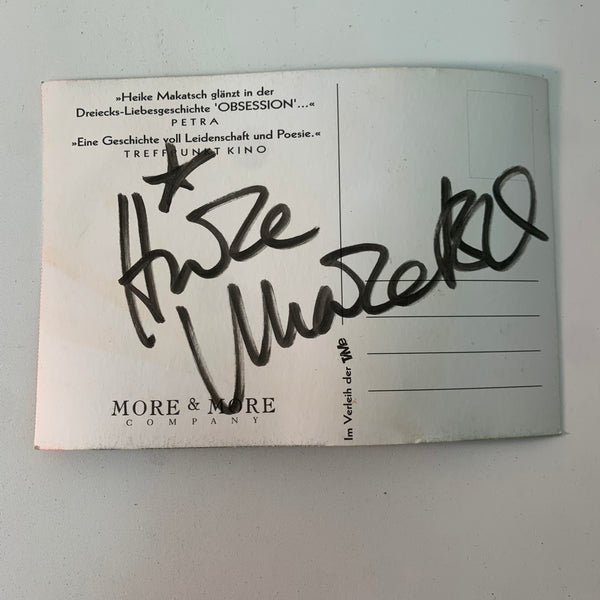 Original Autogramm Heike Makatsch zum Film Obsession