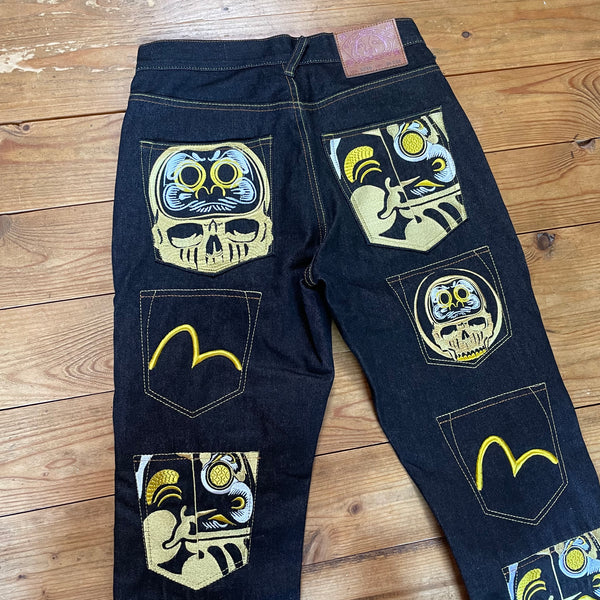 Evisu Jeans mit Backprints Y2K Pants