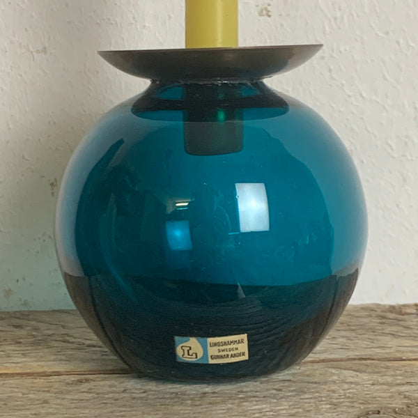 Vintage Schwedischer Kerzenhalter von Gunnar Ander für Lindshammar