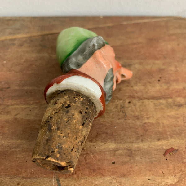 Vintage Schnapsnase Ausgießer aus Porzellan