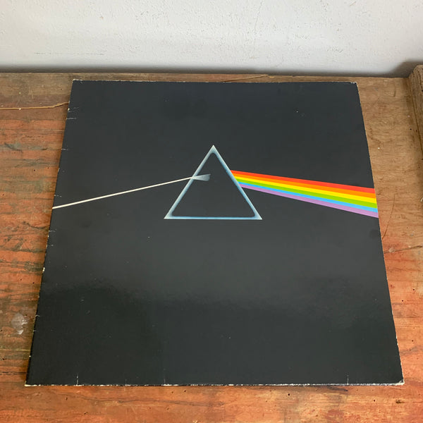 LP Pink Floyd The Dark Side Of The Moon 1973 mit 2 Poster und 2 Sticker