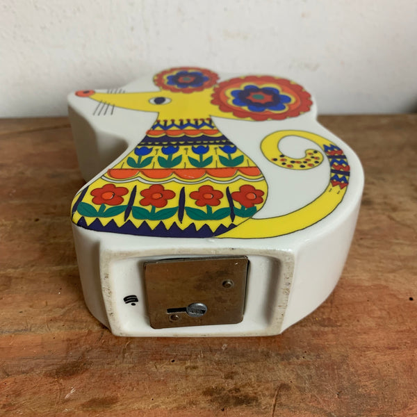 Vintage Spardose Maus Sparkasse