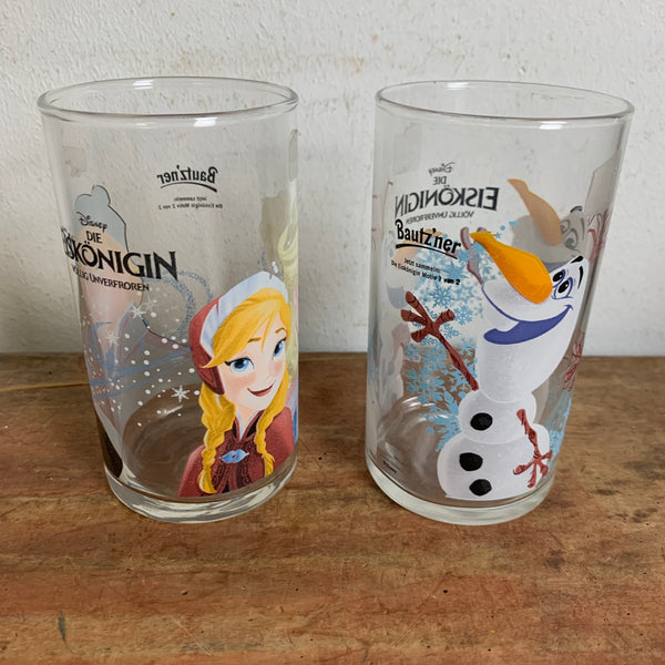 Sammel Glas Disney Die Eiskönigin von Bautzner Senf