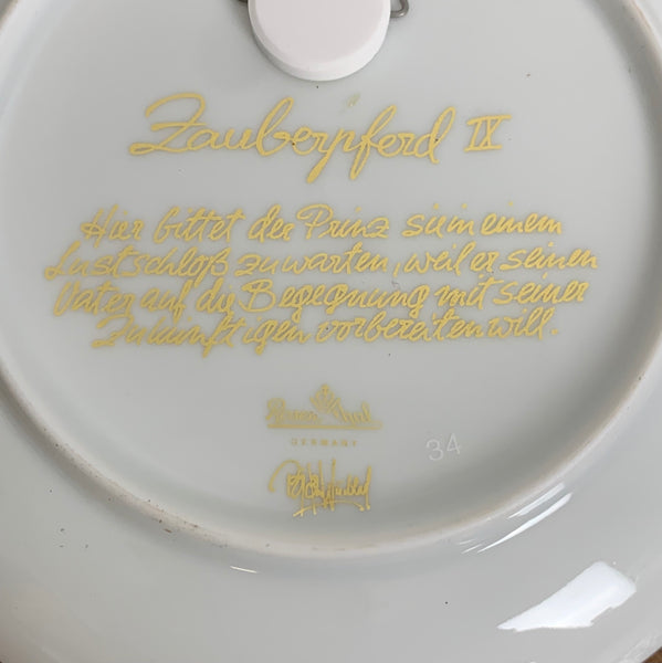 Sammelteller Das Zauberpferd von Björn Wiinblad für Rosenthal