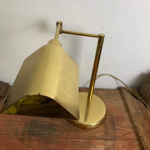 Vintage Bankerleuchte mit Schwenkarm