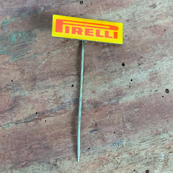 Vintage Pirelli Logo Stick Pin