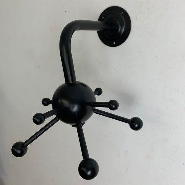 Vintage Schwarze Sputnik-Garderobe von Mina Osvaldo Borsani für Ikea