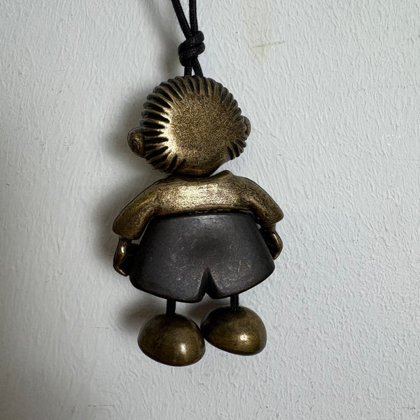 Vintage Igel Figur Schlenker Halskette