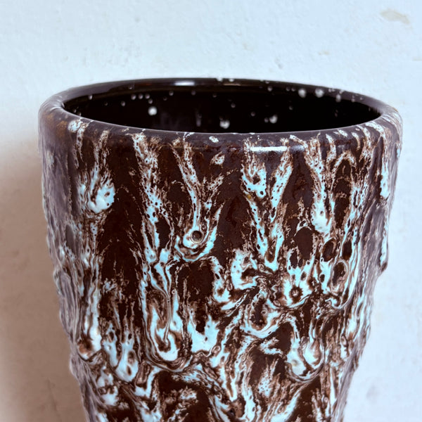 Vintage Fat Lava Keramik Vase von Scheurich 244-22