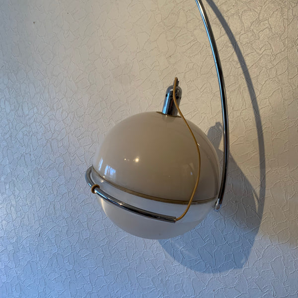 Vintage Space Age Bogenlampe Focus Bogen Stehlampe von Fabio Lenci für Guzzini