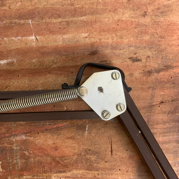 Vintage Arbeitsleuchte mit Gelenkarm