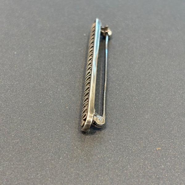 Art Deco Silber Stab Brosche