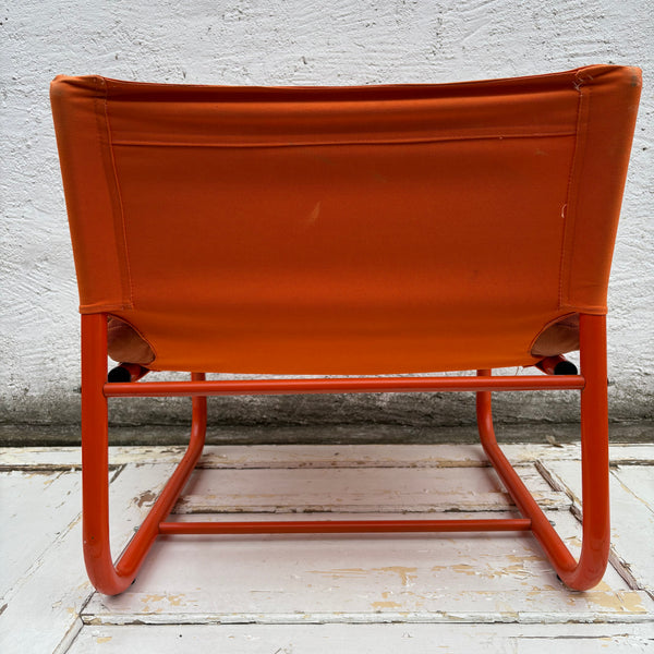 Vintage Lounge Chair Stuns von Jan Dranger und Johan Huldt für Innovator in orange