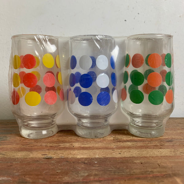 Vintage 70er Jahre Trinkgläser 6er Set