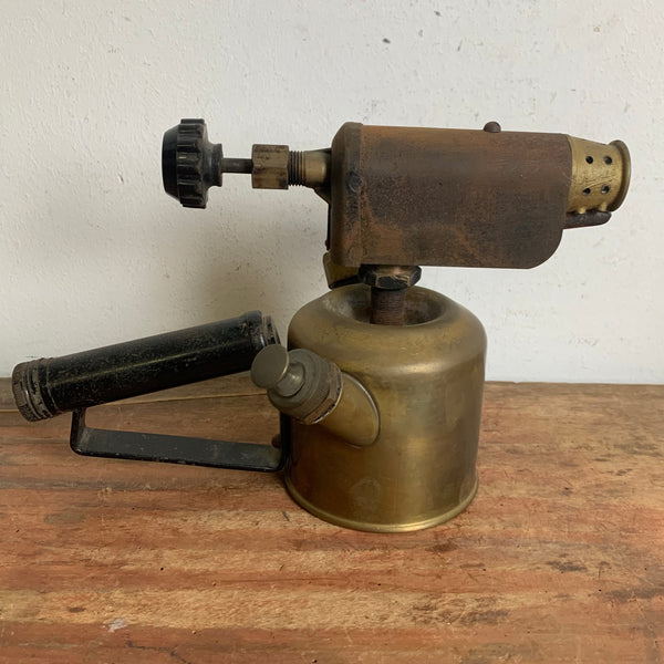 Antike Benzin Lötlampe von Lötkunze