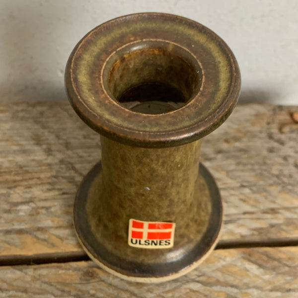 Vintage Fine Art Keramik Kerzenständer von Ulsnes Keramik