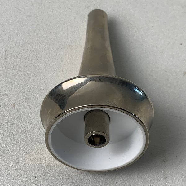Vintage Vase zu Kerzenständer von Caesar Stoffi und Fritz Nagel silberfarben