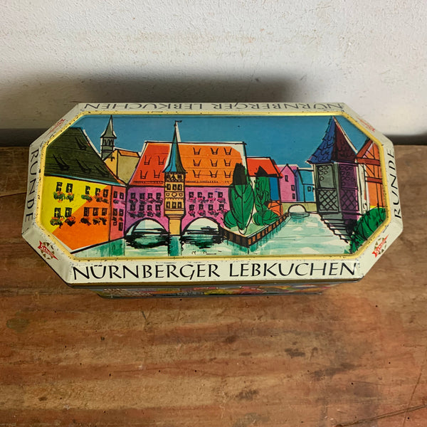 Vintage Blechdose Nürnberger Lebkuchen von Schöller