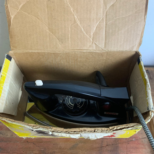 Vintage Dampf Bügeleisen von Philips OVP