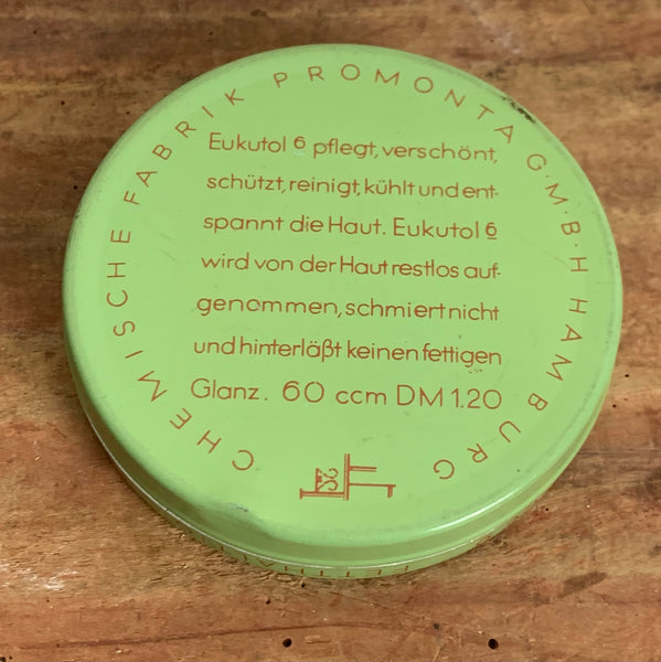 Vintage Blechdose Eukutol 6