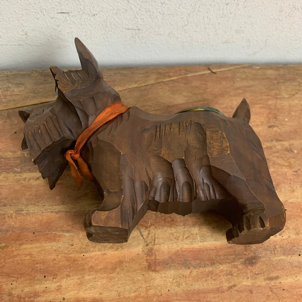 Art Deco Scottish Terrier Pfeiffenhalter Zigarren Zündholz Halter