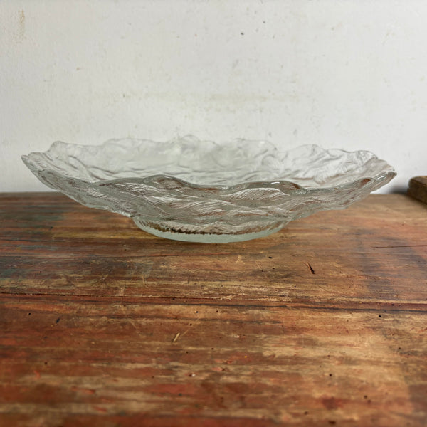 Vintage große Eisglasschale