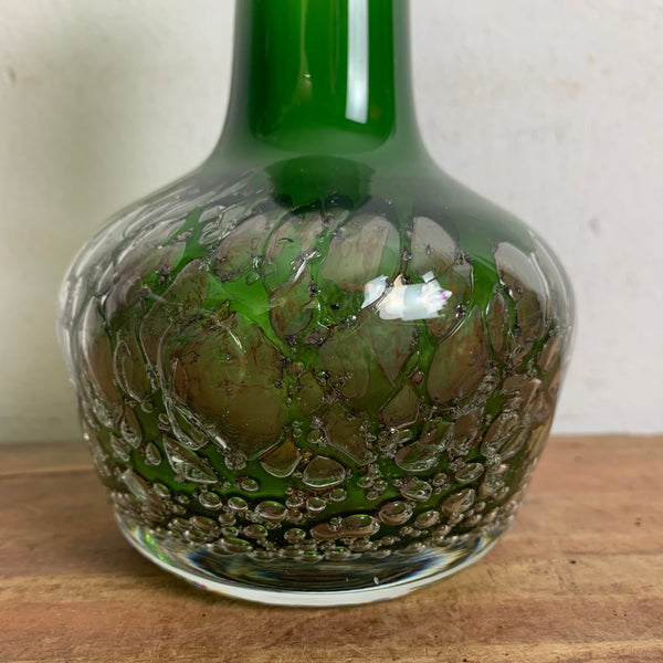 Vintage Glas Vase von Wiedmann für Gral Glas