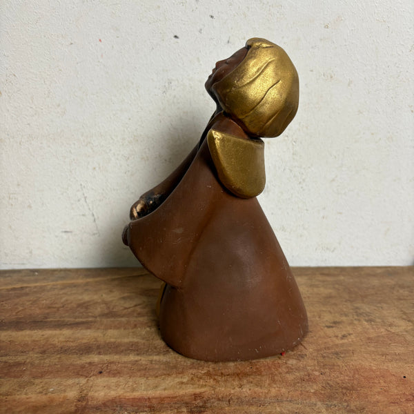 Vintage Bozener Thun Engel braun gold