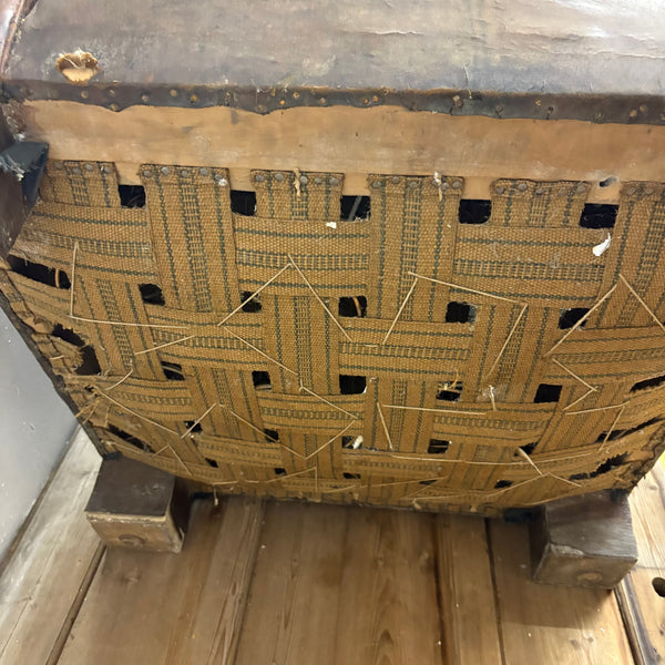 Vintage Art Deco Leder Clubsessel