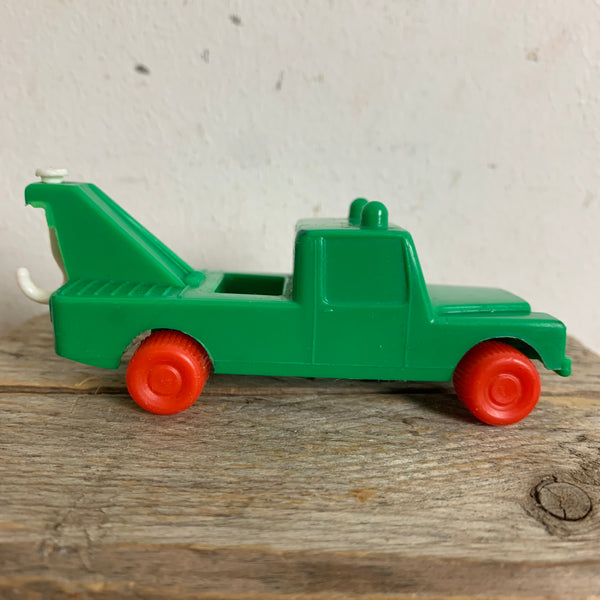 Vintage Gummi Auto Abschleppwagen von LKE Prod. Denmark