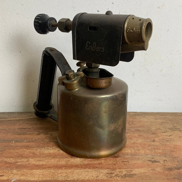 Antike Benzin Lötlampe von Enders