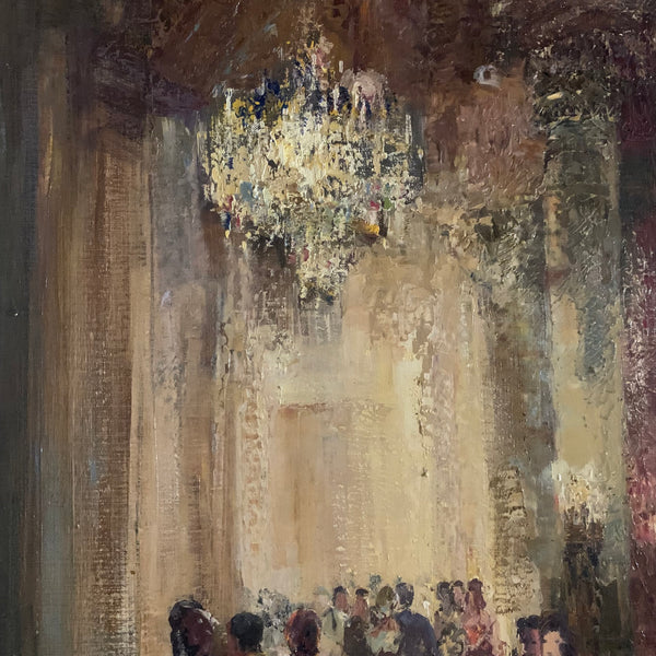 Ölgemälde Opernball von Ludwig Gschossmann