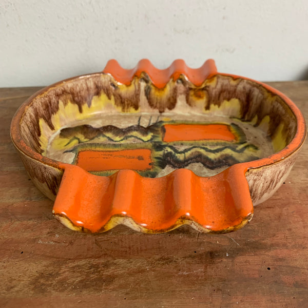 Art Deco Keramik Aschenbecher von Dümler und Breiden