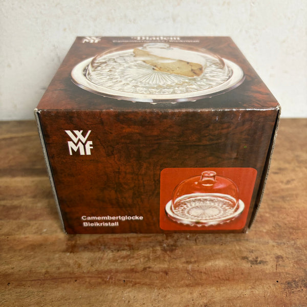 Vintage Bleikristall Camembertglocke von WMF OVP