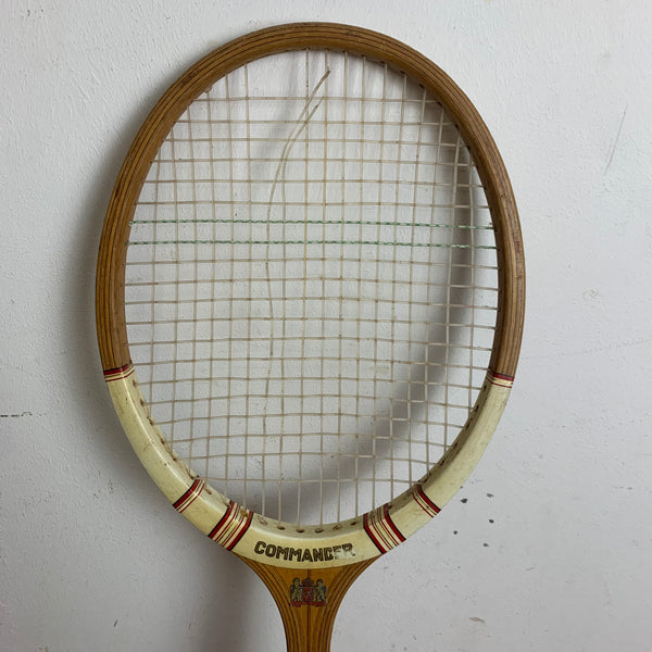 Vintage Holz Tennisschläger Commander