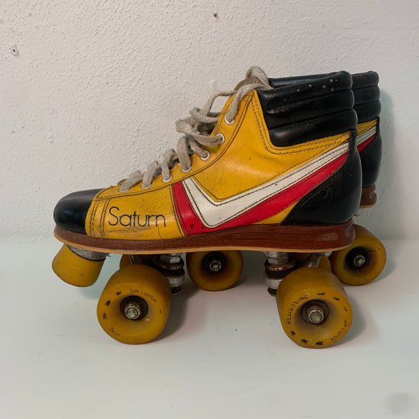 Vintage Disco Roller Rollschuhe von Saturn