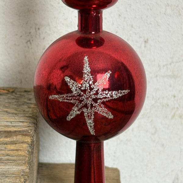 Antiker Weihnachtsbaumschmuck Spitze