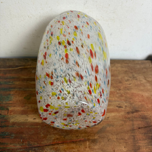 Vintage Glas Vase Murano bunt