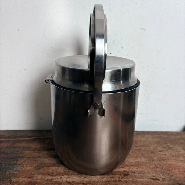 Vintage Design Eiskübel aus Edelstahl von Anselmo Vitale und Carlo Mazzeri für Alessi