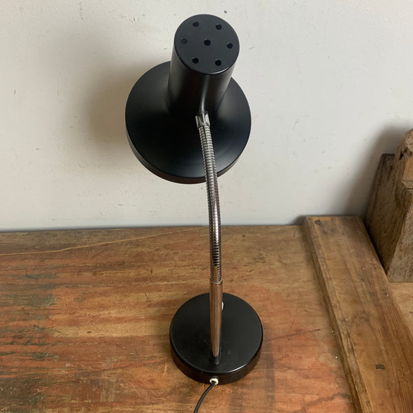 Vintage Hexenhut Schwanenhals Schreibtischlampe