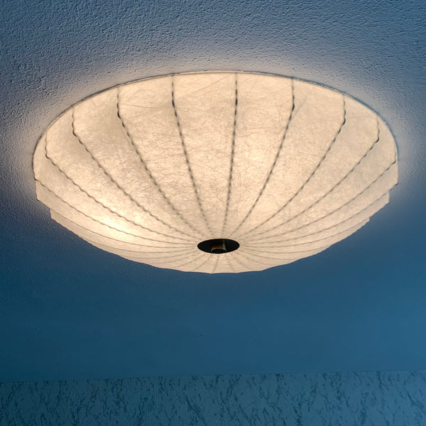 Vintage Cocoon Deckenlampe von Friedel Wauer für Goldkant Leuchten
