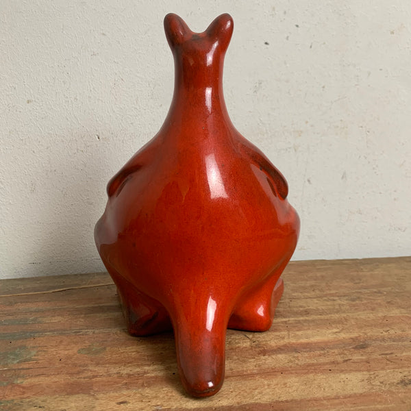 Vintage Keramik Känguru Schale von Pan
