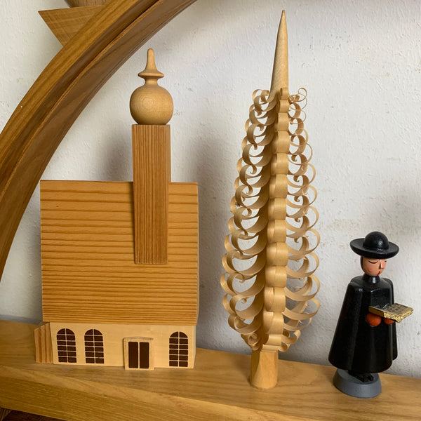 Vintage Schwibbogen aus dem Erzgebirge