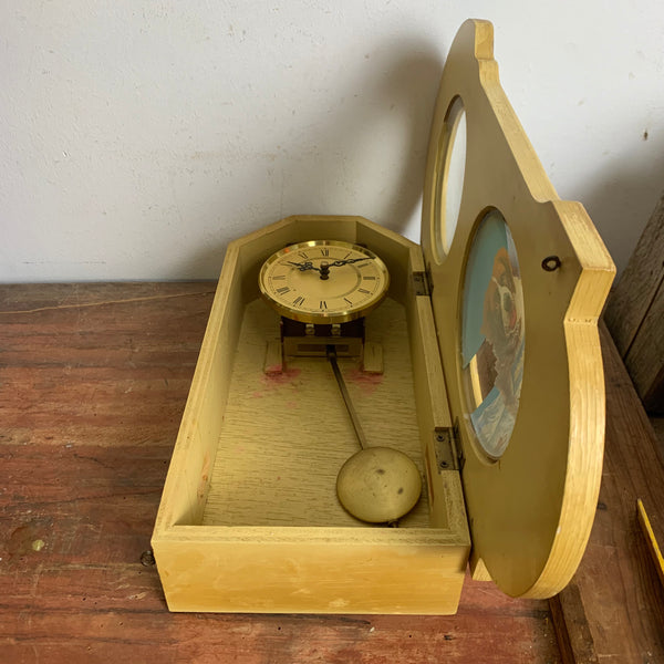 Vintage Suchard Chocolat Wanduhr 100. Jubiläum