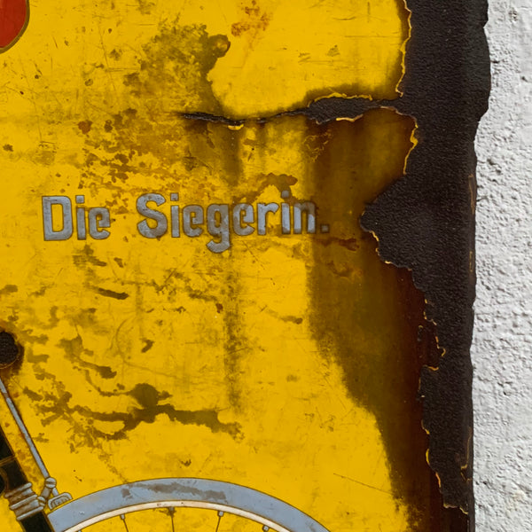 Großes Emaille Schild Opel