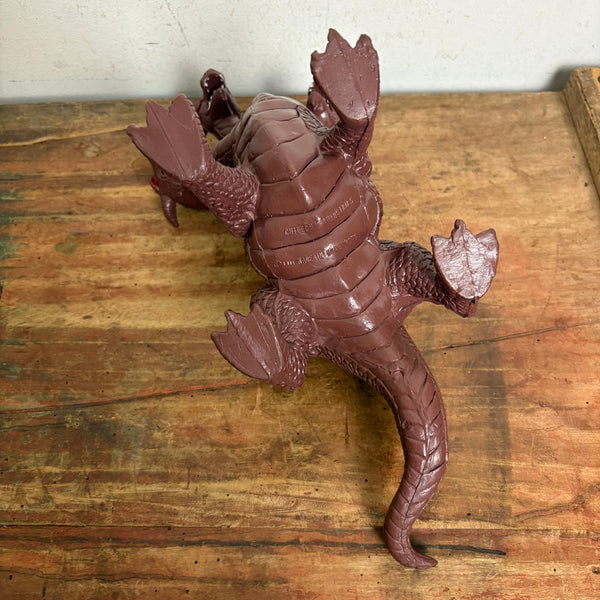 Vintage Aktionfigur Godzilla Style Dreiköpfiger Drache von Chitech